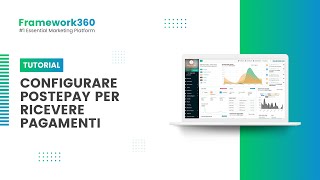 Configurare PostePay per ricevere pagamenti  Framework360 [upl. by Tik]