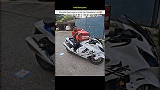 Rich Zomato food delivery Scam on Hayabusa superbike shorts bike rider zomato hayabusa swiggy [upl. by Durst]