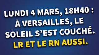 Lundi 4 mars 18h40  à Versailles le soleil s’est couché LR et le RN aussi  Stéphane Ravier [upl. by Silvana]