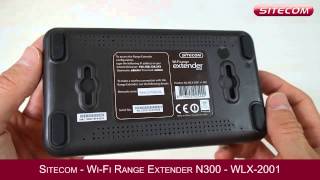 Sitecom Wi Fi Range Extender N300 WLX 2001 [upl. by Ahsined946]