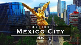 Mexico City CDMX  Mexico 🇲🇽  by drone 4K [upl. by Nytsyrk]