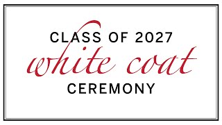 HMSHSDM White Coat Ceremony [upl. by Elicec]