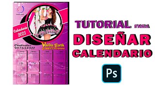 Cómo crear un CALENDARIO PROFESIONAL en Photoshop ✅ Crear CALENDARIO para artistas Folcloricos [upl. by Clementina677]