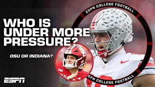 Is there more pressure on Ohio State or Indiana in Week 13 👀  ESPN College Football [upl. by Leyameg506]