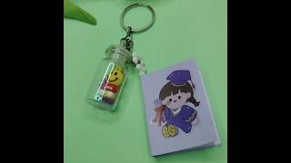 DIY Keychain🔑🔗Easy craft ideas shortvideo [upl. by Ennayd159]