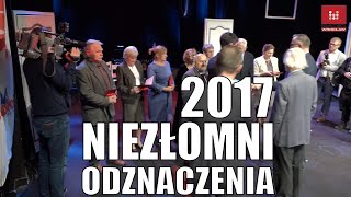 Niezłomni wręczenie odznaczeń Solidarności NZZ Solidarność [upl. by Enerual]