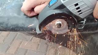 Chopping rebar with the Dremel SM20 Saw Max [upl. by Laurene318]