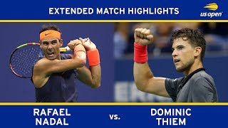 Rafael Nadal vs Dominic Thiem  US Open 2018 QuarterFinal [upl. by Amr994]