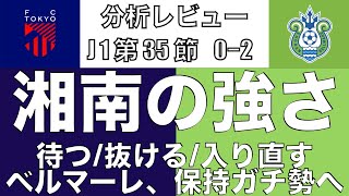 湘南の強さ！湘南ベルマーレ、保持ガチ勢へ！｜J1 35節 FC東京×湘南ベルマーレ｜ [upl. by Elke]