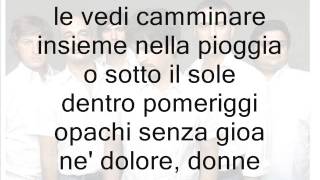 Neri Per Caso  Donne On Screen Lyric [upl. by Noryak]