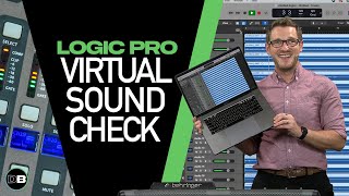 Virtual Sound Check Logic Pro amp Behringer X32 [upl. by Auqenahc]