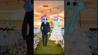 The wedding with Poppy  Dandys World cartoon animation dandysworld shorts [upl. by Farand]