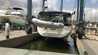 Beneteau 473 Haul Out SV Seabbatical [upl. by Anirol]