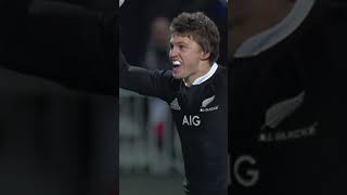 A young Beauden Barrett with an AWESOME try allblacks highlights [upl. by Ticon]