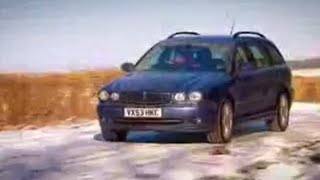 X Type Jaguar in the Snow  Top Gear  Series 4  BBC Studios [upl. by Sax]