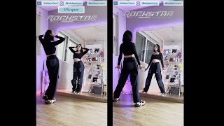 075x Slow Music amp Full Speed Music LISA  ROCKSTAR dancetutorial Full Choreography [upl. by Cirad985]