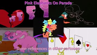 Pink Elephants On Parade · Some references in other cartoons [upl. by Yeta]