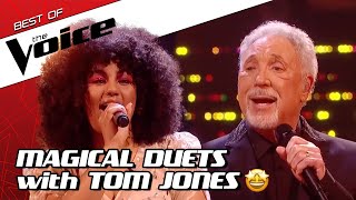 TOP 10  Tom Jones SINGALONGS in The Voice [upl. by Acinomaj774]