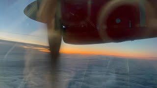 Full Departure  Loganair ATR 42600  Departure From Kirkwall KOI [upl. by Aenea369]