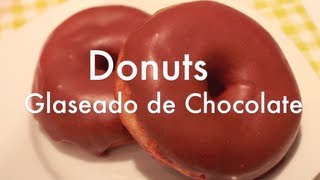 Cómo hacer Donuts de chocolate caseros [upl. by Orestes]