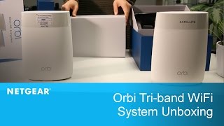 NETGEAR Orbi WiFi System Unboxing [upl. by Anelat]