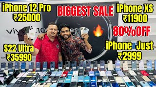 Biggest iPhone Sale Ever 🔥 Cheapest iPhone Market  Second Hand Mobile  iPhone15 Pro iPhone 14 [upl. by Melosa]