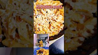 Red sauce pasta recipe at homeArrabiata pasta shorts shortvideopastarecipe trending [upl. by Pollerd]