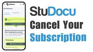 How To Cancel Studocu Subscription  EASY 2024 [upl. by Nyltiak]