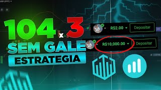 IQ OPTION  104 X 2 ✅ ESTRATEGIA 5S SEM GALE 100 ✅ [upl. by Anirad94]