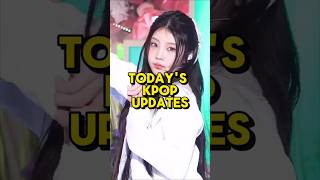 TODAYS KPOP UPDATES 🔥 kpop short [upl. by Eseekram]