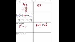 Corbettmaths 5aday Numeracy  January 4 [upl. by Eneleuqcaj]