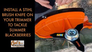 Transform Your Trimmer with the STIHL Blade Installation Kit [upl. by Aicile]