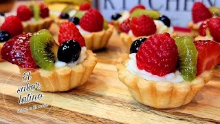 🔴Mini Tartaletas de Frutas ¡ Para Enamorar ❤️💯 [upl. by Annmarie]