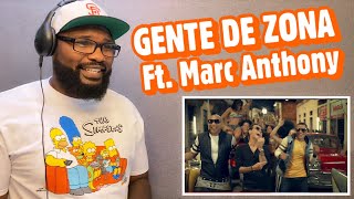 Gente de Zona  La Gozadera  Official Music Video  ft Marc Anthony  REACTION [upl. by Sutniuq182]