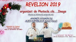 REVELION ROMÂNESC 2019  COSMIN ANDREI DJ amp ALEXANDRU NĂPÎRLICĂ SOLIST VOCAL [upl. by Stout]