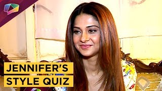 Jennifer Winget Takes Up The Style Quiz  Exclusive  India Forums [upl. by Gnouv954]