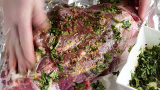 Roasted Leg of Lamb Recipe [upl. by Haggai]