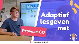 Adaptief lesgeven met Prowise GO  Een kijkje in de praktijk [upl. by Rento]