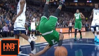 Jaylen Brown  terrible fall  Celtics vs Timberwolves [upl. by Ariadne622]