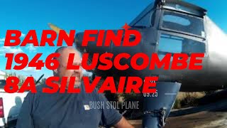 1946 Luscombe 8A Silvaire Barn find [upl. by Oibesue370]