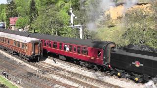 NYMR 175th Anniversary Whitby Pickering steam trains [upl. by Raynata899]