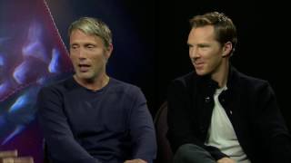 FaceBook Interviews with Scott Derrickson Mads Mikkelsen and Benedict Cumberbatch [upl. by Jory428]