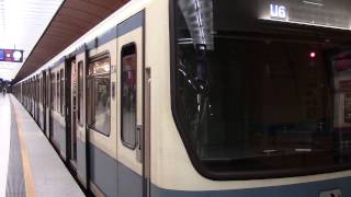 Marienplatz HDMVG UBahn no7534 departs for Studentenstatt [upl. by Schurman]