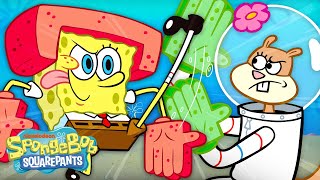 SpongeBob Fighting EVERYONE in Bikini Bottom for 90 Minutes Straight  SpongeBobOfficial [upl. by Avonasac169]