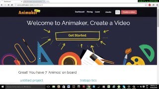 Video tutorial animaker [upl. by Ahsenit]