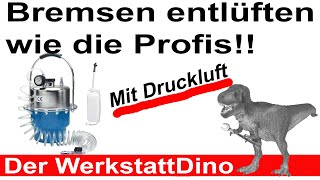 Bremsen entlüften wie die Profis Druckluft [upl. by Ynnor286]