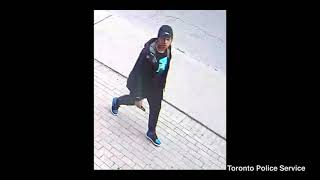 TorontoPolice Suspect Wanted in Homicide 632018  CCTV Video Release [upl. by Notgnihsaw312]