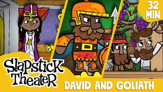 David and Goliath  More Slapstick Theater Bible Stories [upl. by Aneger]