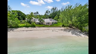 Stunning Beachfront Home in Lyford Cay Nassau  Bahamas Sothebys International Realty [upl. by Sall]