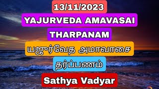 13112023 YAJURVEDA AMAVASAI THARPANAM யஜுர்வேத அமாவாஸை தர்ப்பணம் WITH TAMILENG SUBTITLES [upl. by Lorie668]